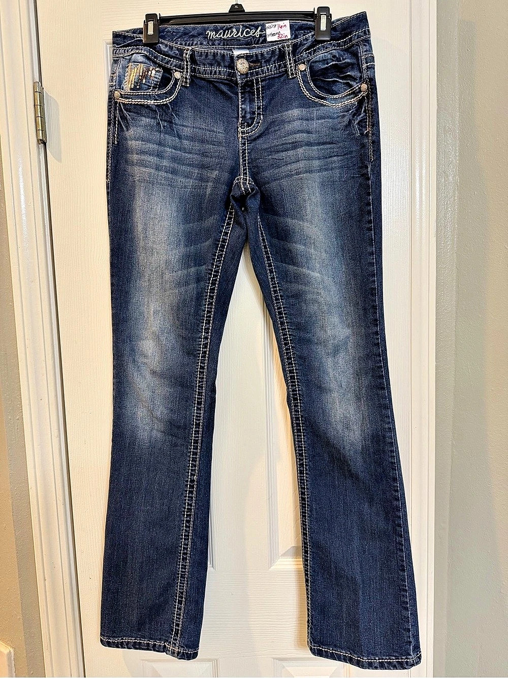 Maurices 9/10 REG Boot Cut Jeans Waist 9/10 Blue